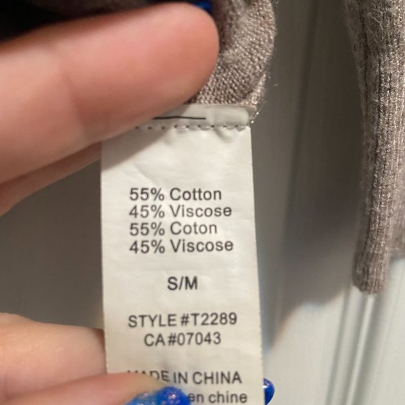 Dreamers Ruffle Sweater Brown Size Small/Medium - Picture 4 of 4